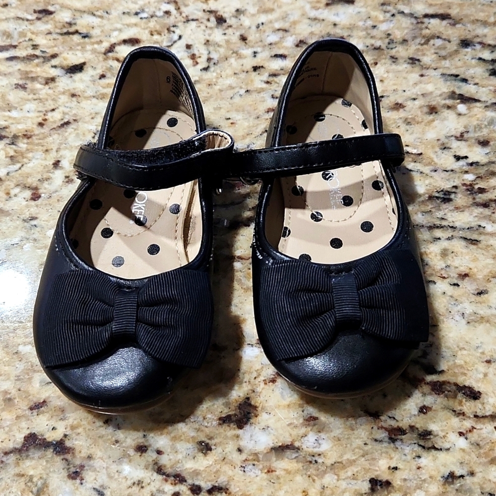 Black dress shoes with bow ❤️ FREE